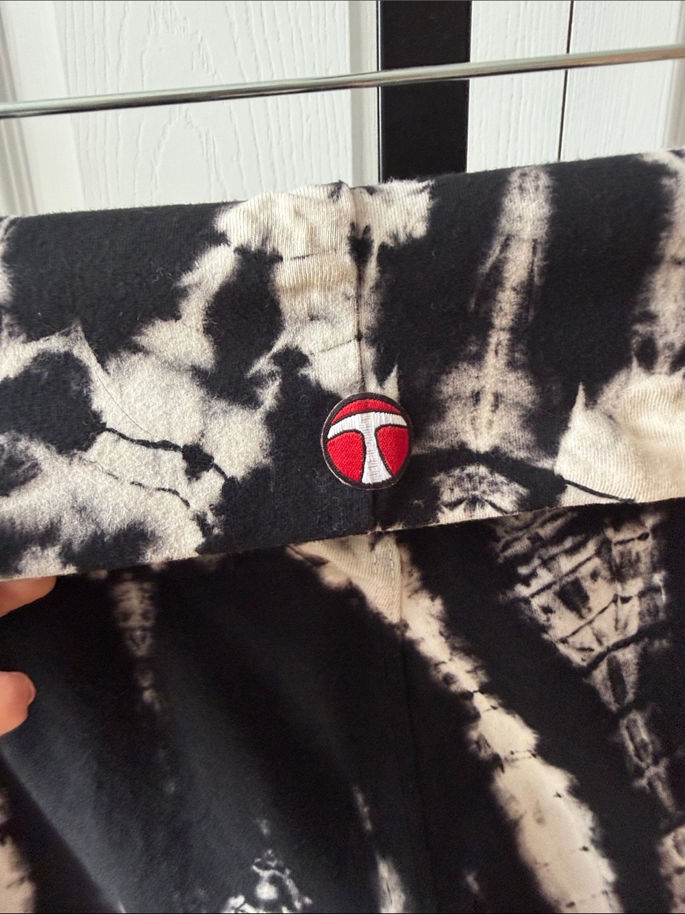 T.Party Tie-Dye Wide Leg Lounge Pants - Black/White - Picture 8 of 13